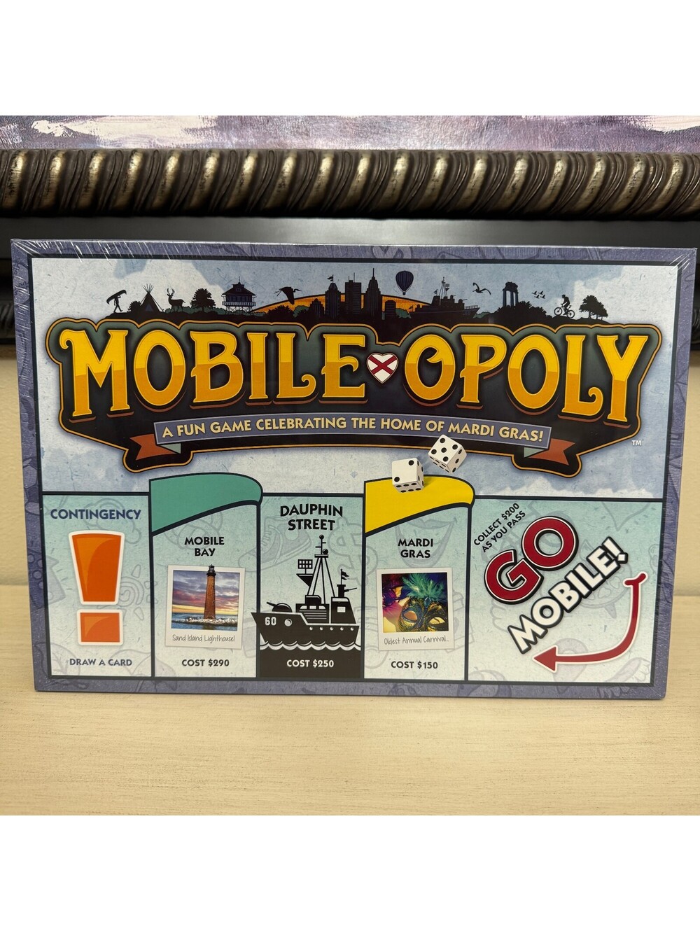 Mobile opoly Board Game Mobile Alabama Monopoly Family Game New Sealed